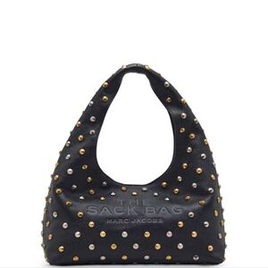 Marc Jacobs The Glam Studs Leather Sack Bag